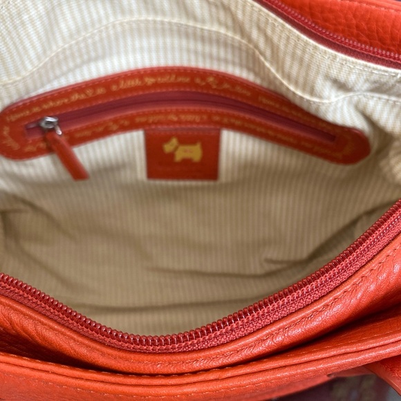 RADLEY LONDON Orange Tote with Floral Accents - Picture 4 of 5